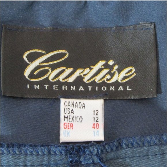 Cartise International Bluish Green Dress Size 12 - Picture 5 of 7